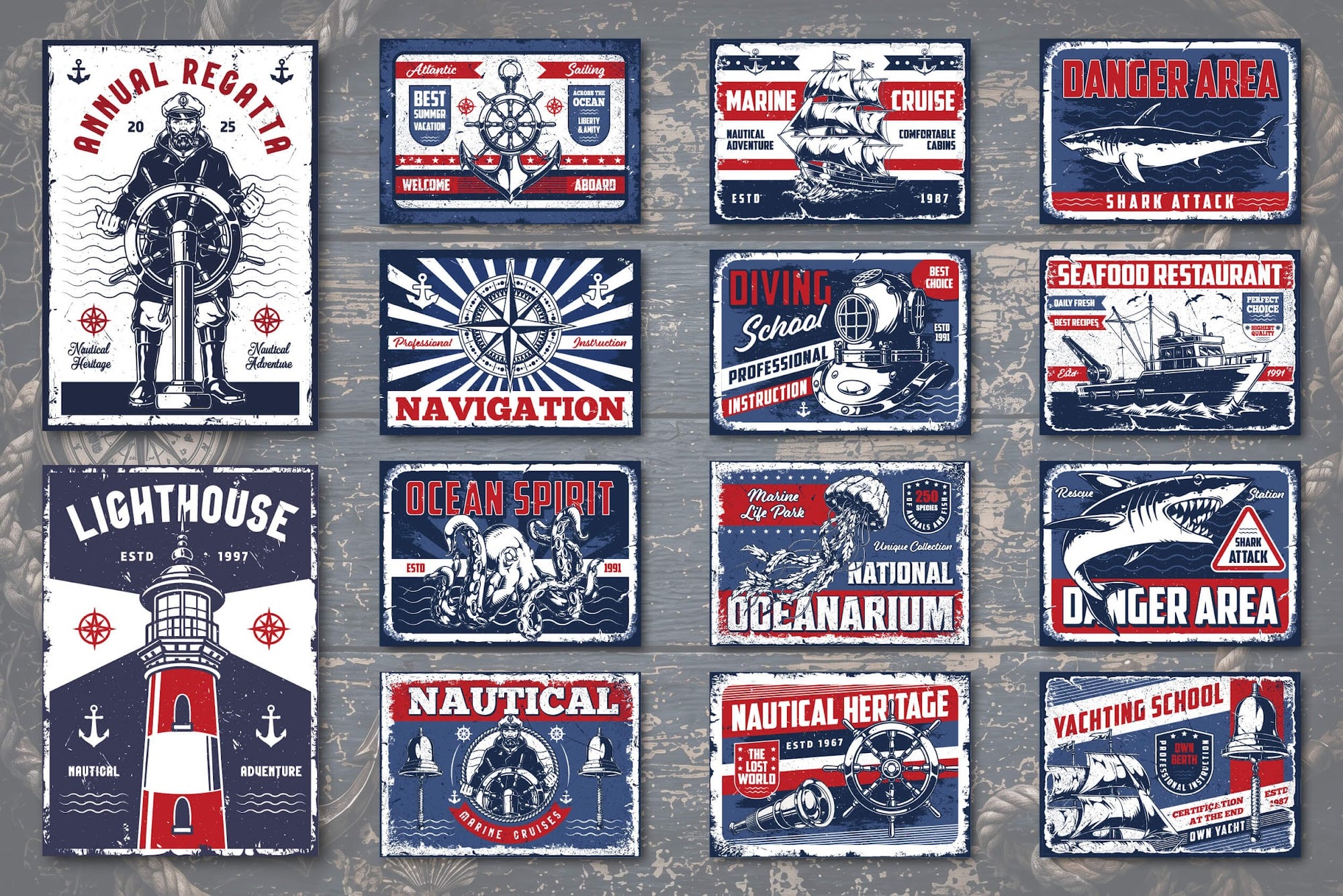 Vintage Nautical Posters (48)