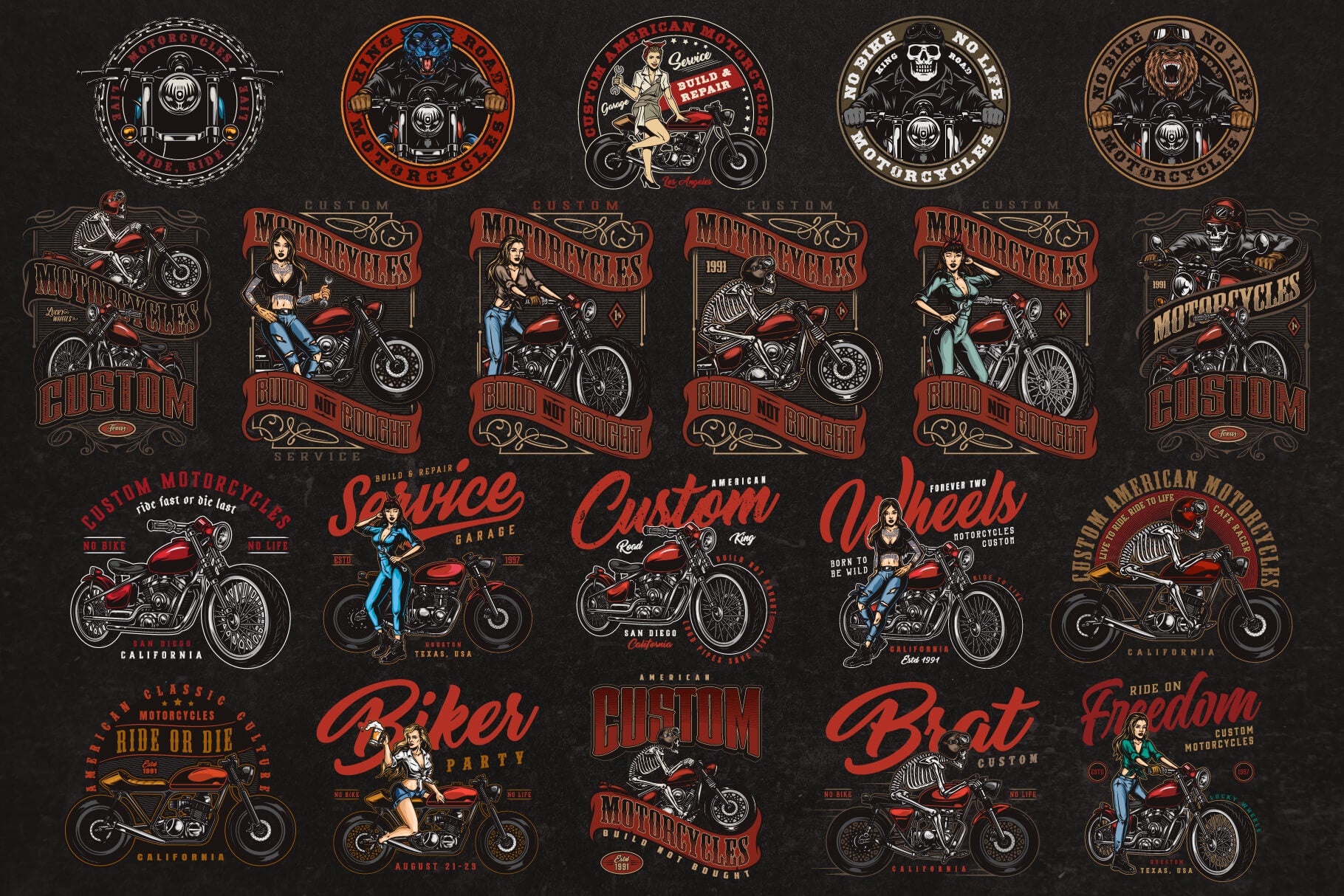 Motorcycle Design Templates (61)