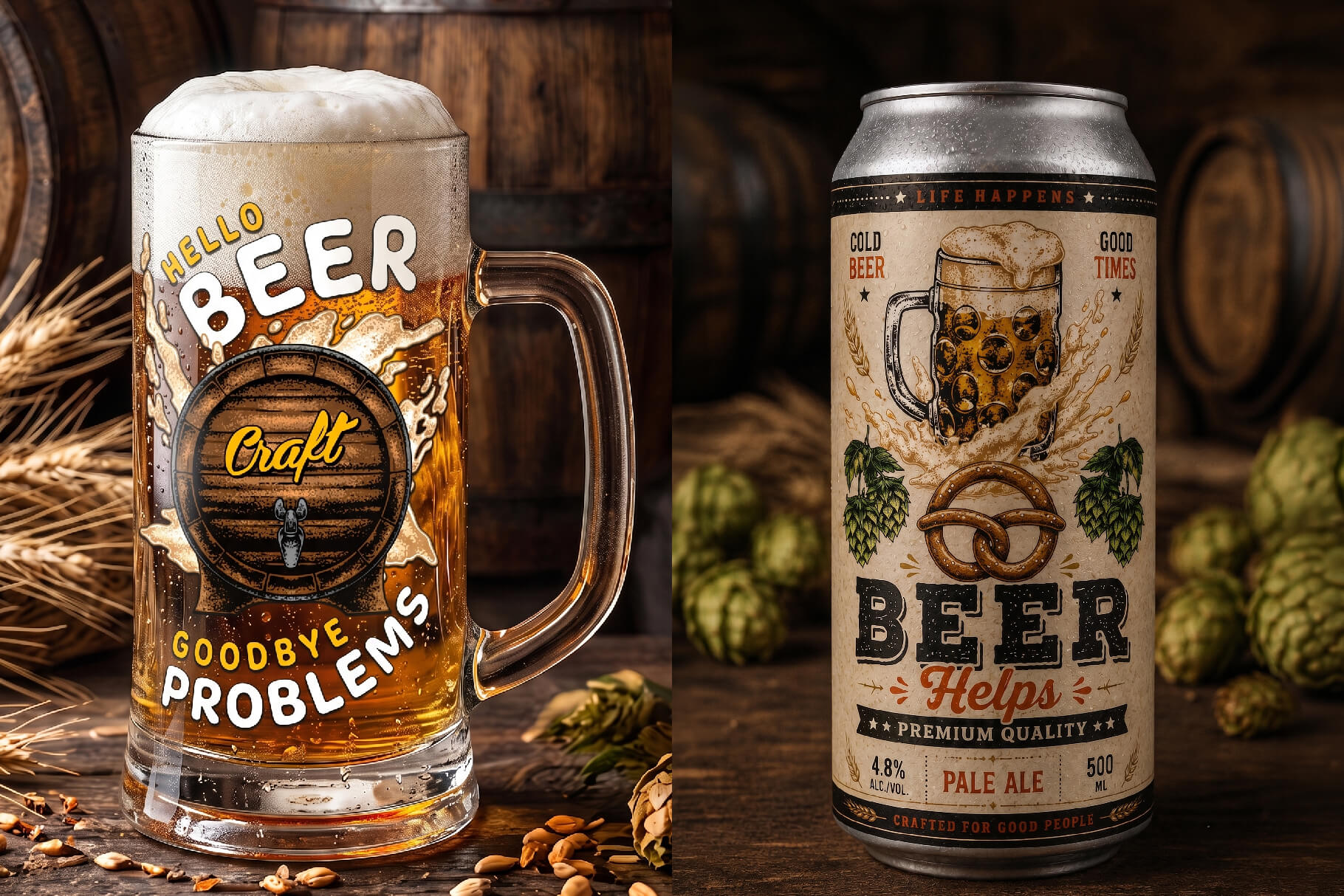 Retro Beer Illustrations (42)