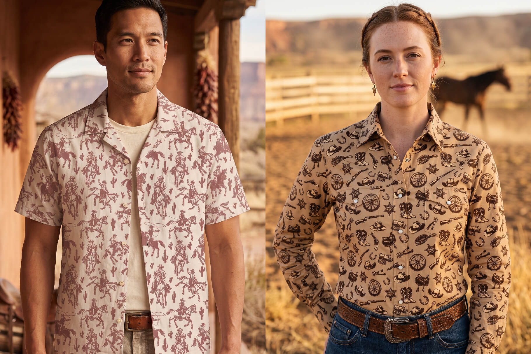 Vintage Western Illustrations preview 7