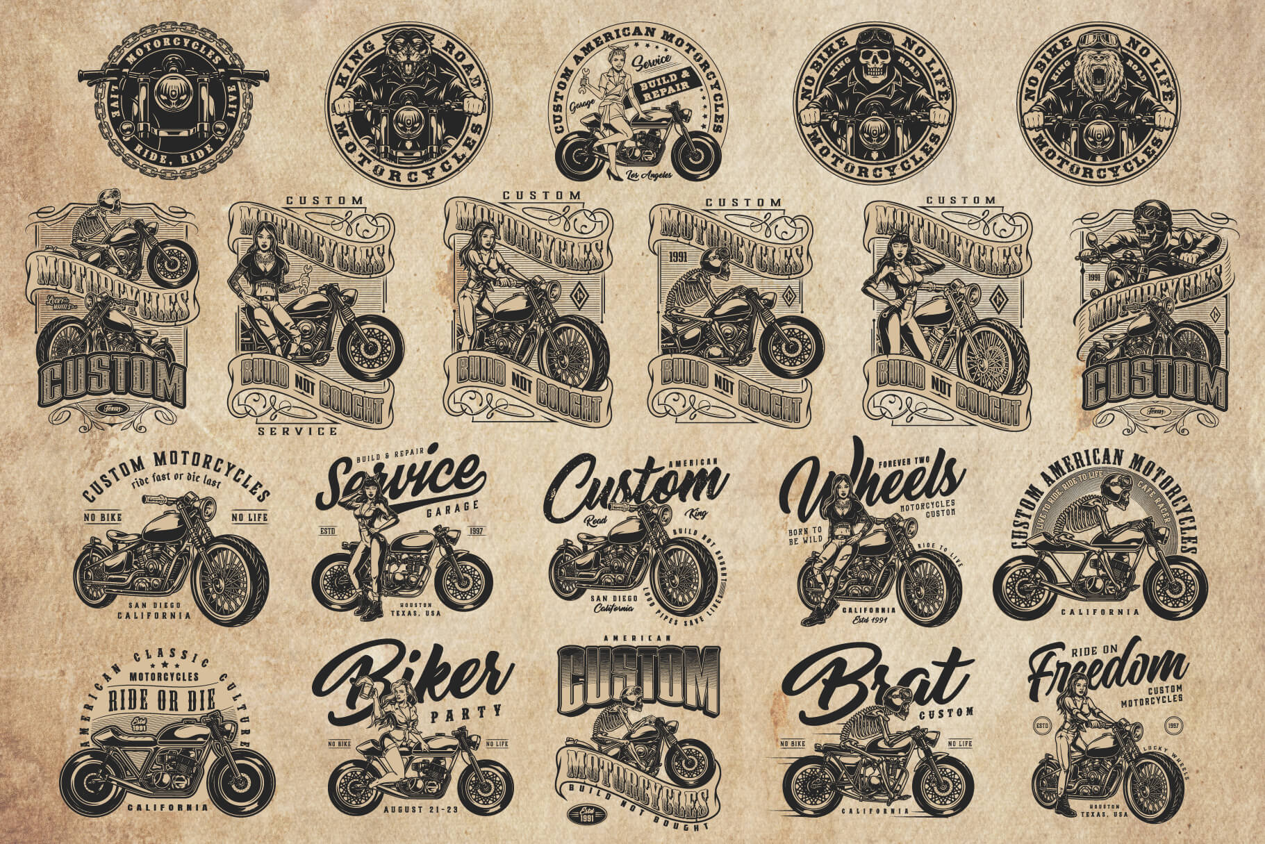 Motorcycle Design Templates (61)