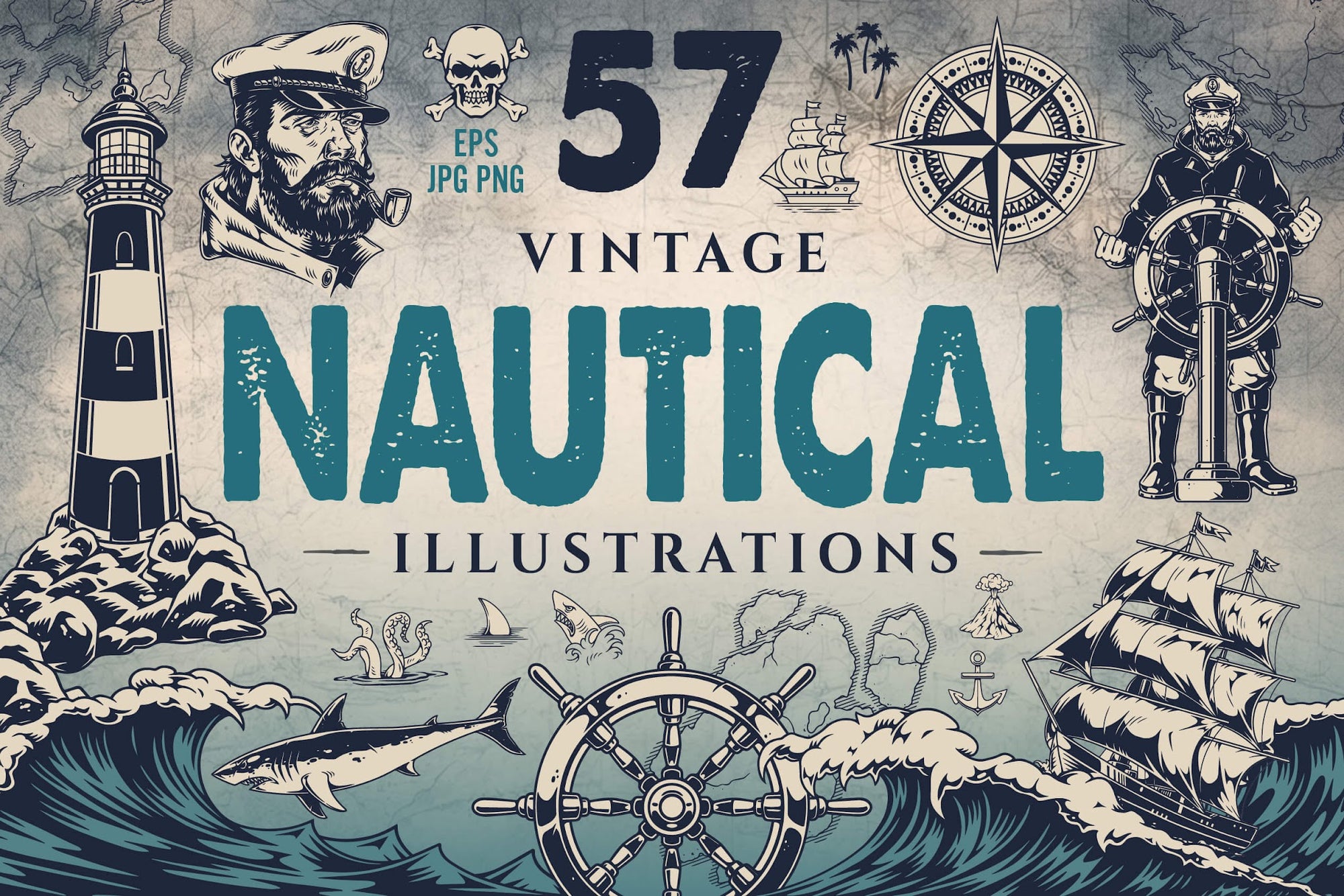 Vintage Nautical Illustrations (57)