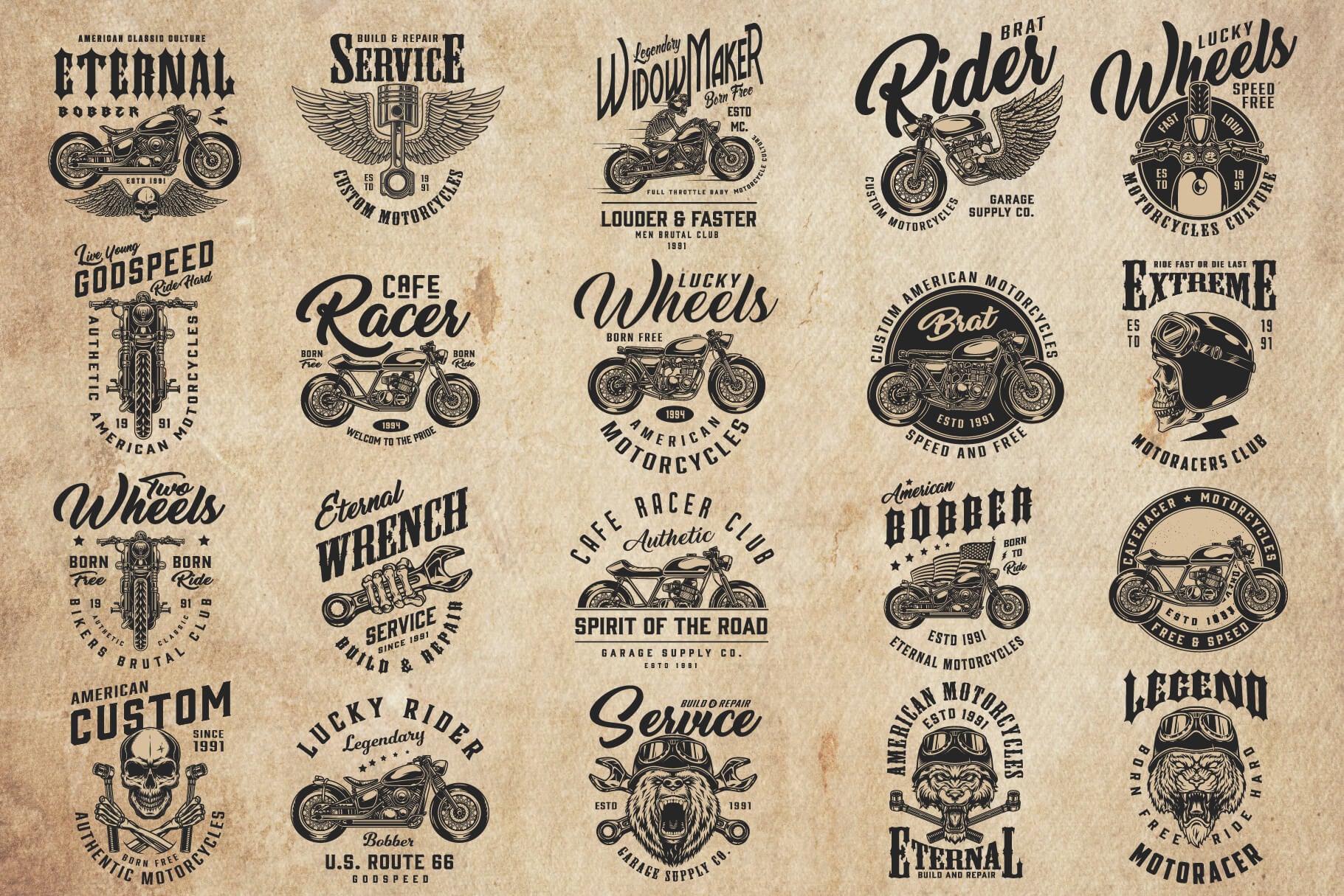 Motorcycle Design Templates (61)