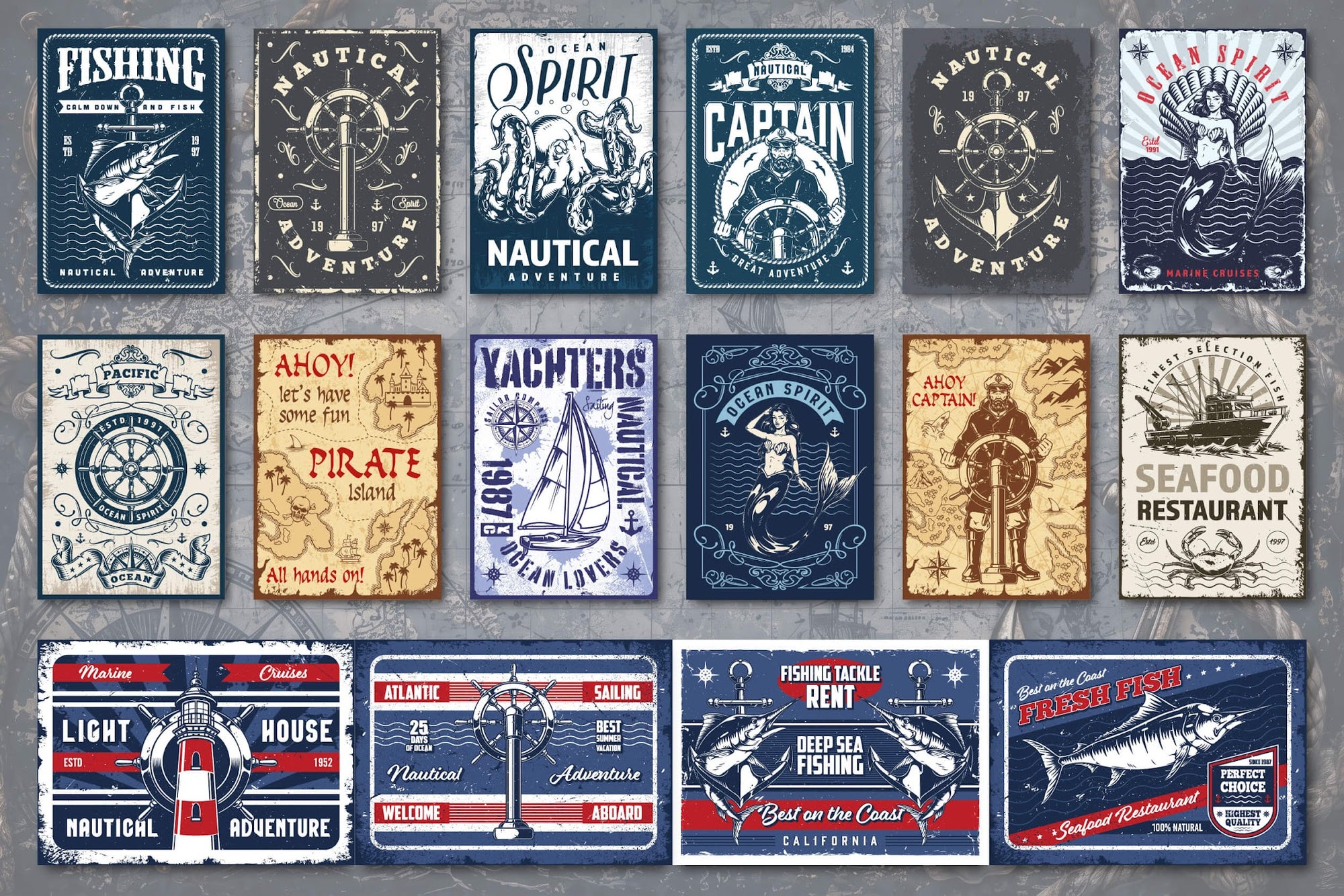 Vintage Nautical Posters (48)