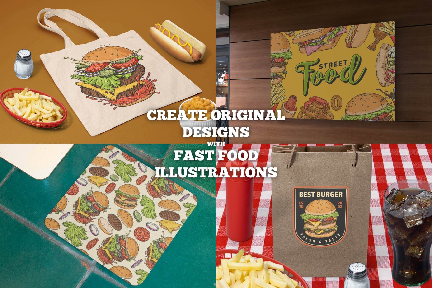 Fast Food Illustrations (77)