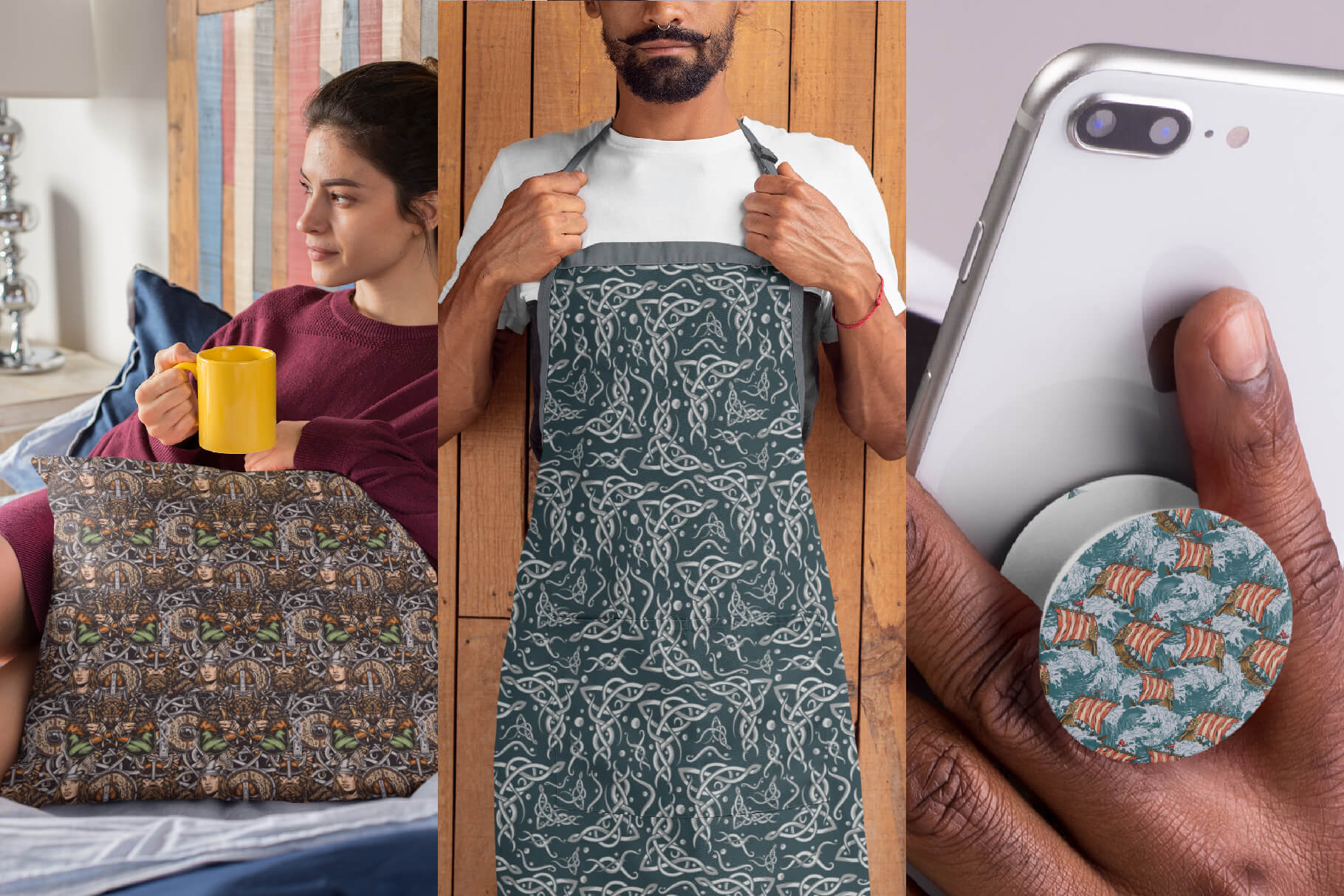 Viking Seamless Patterns (6)