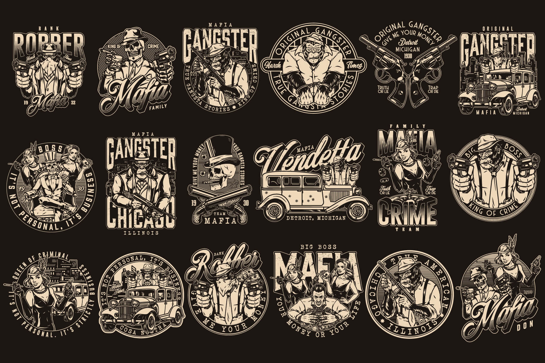 Mafia Design Templates (36)