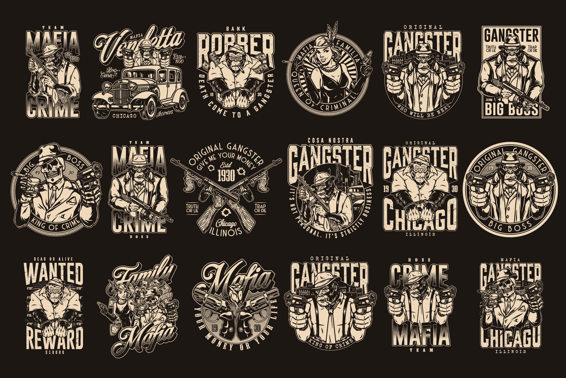 Mafia Design Templates (36)