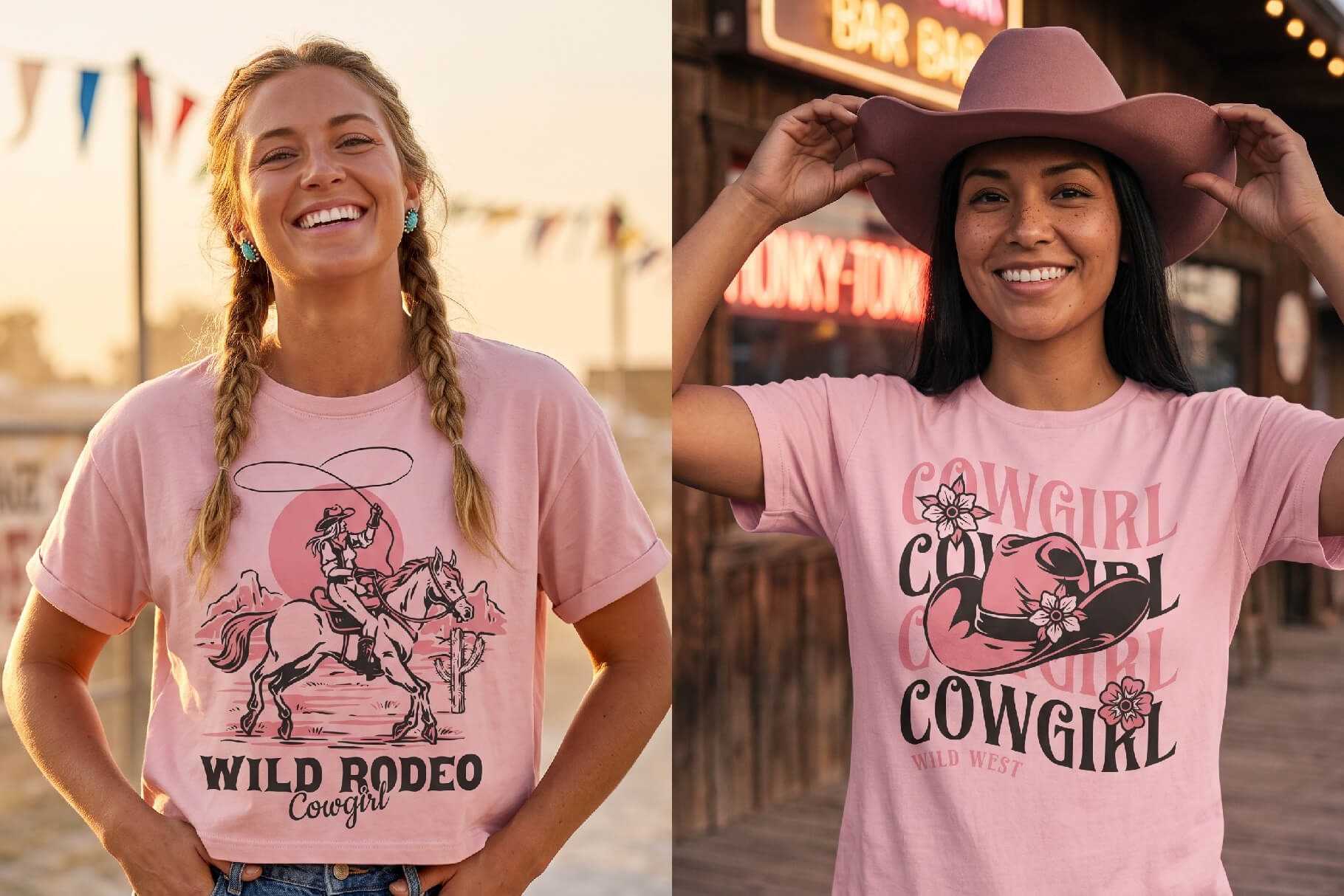 Vintage Cowgirls Design Templates (16)