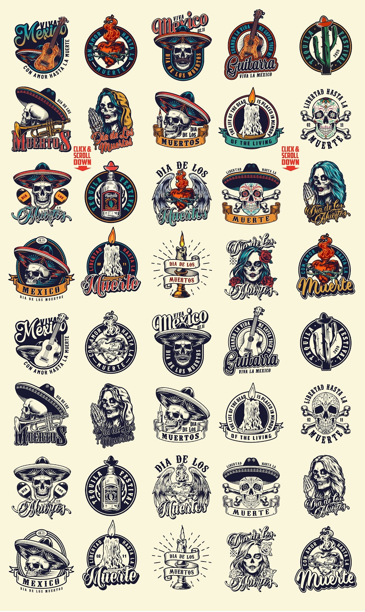 Day Of The Dead Apparel Designs (20)