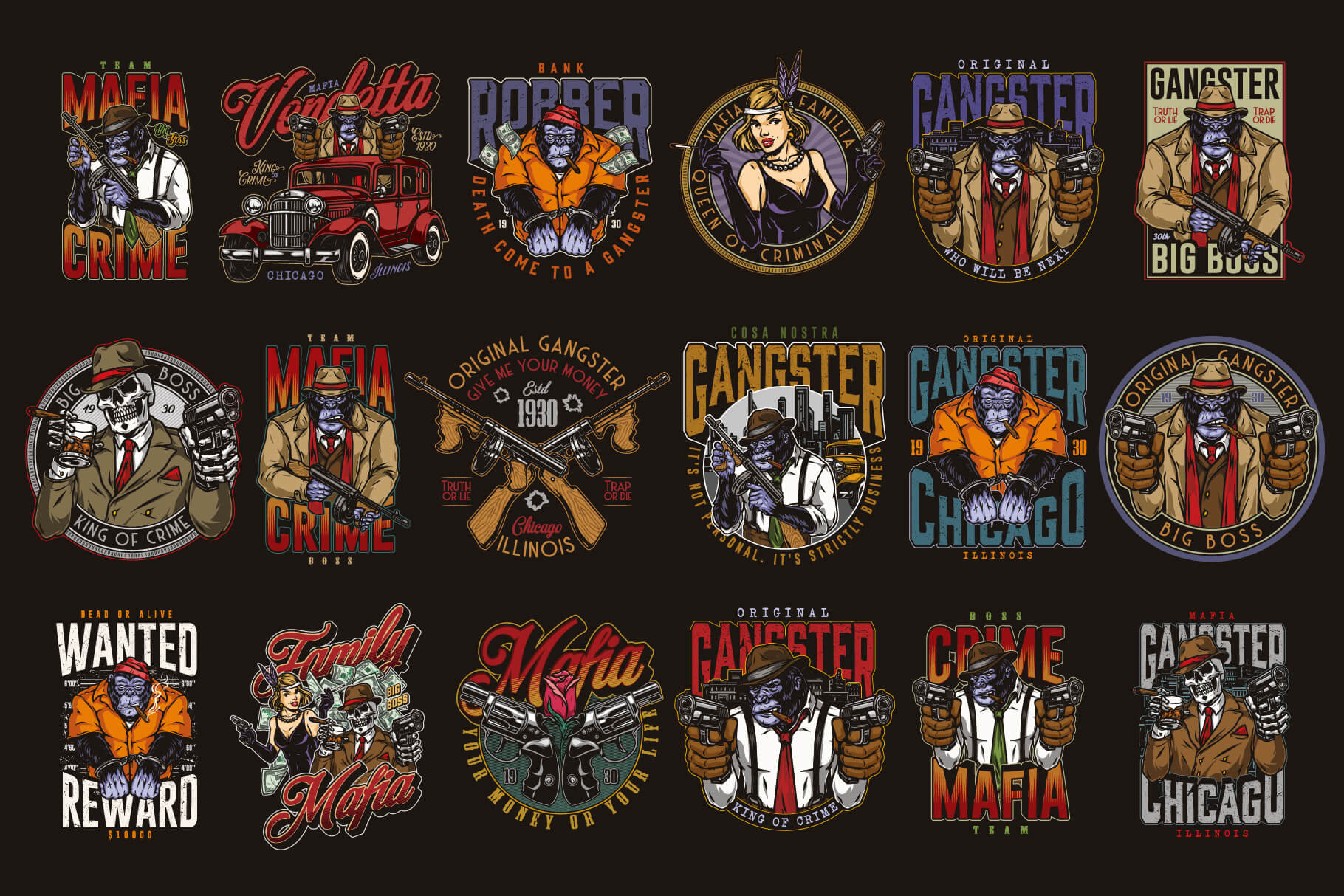 Mafia Design Templates (36)