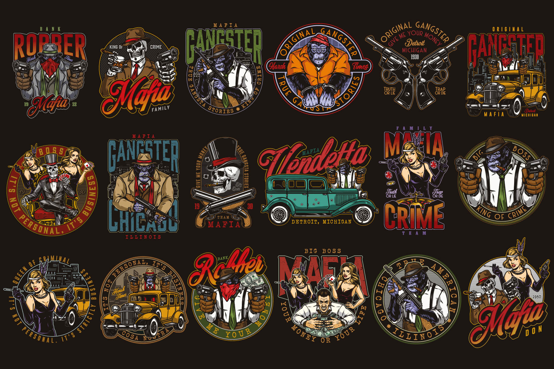 Mafia Design Templates (36)