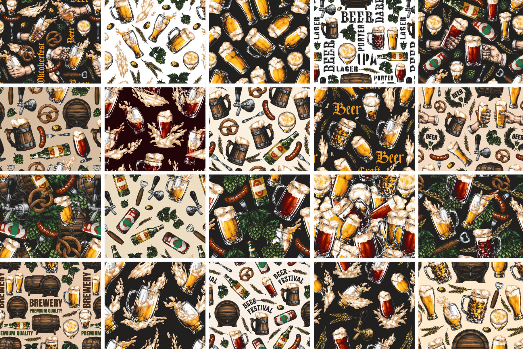 Retro Beer Patterns (80)