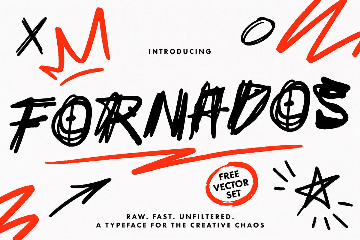 FORNADOS display font – cover