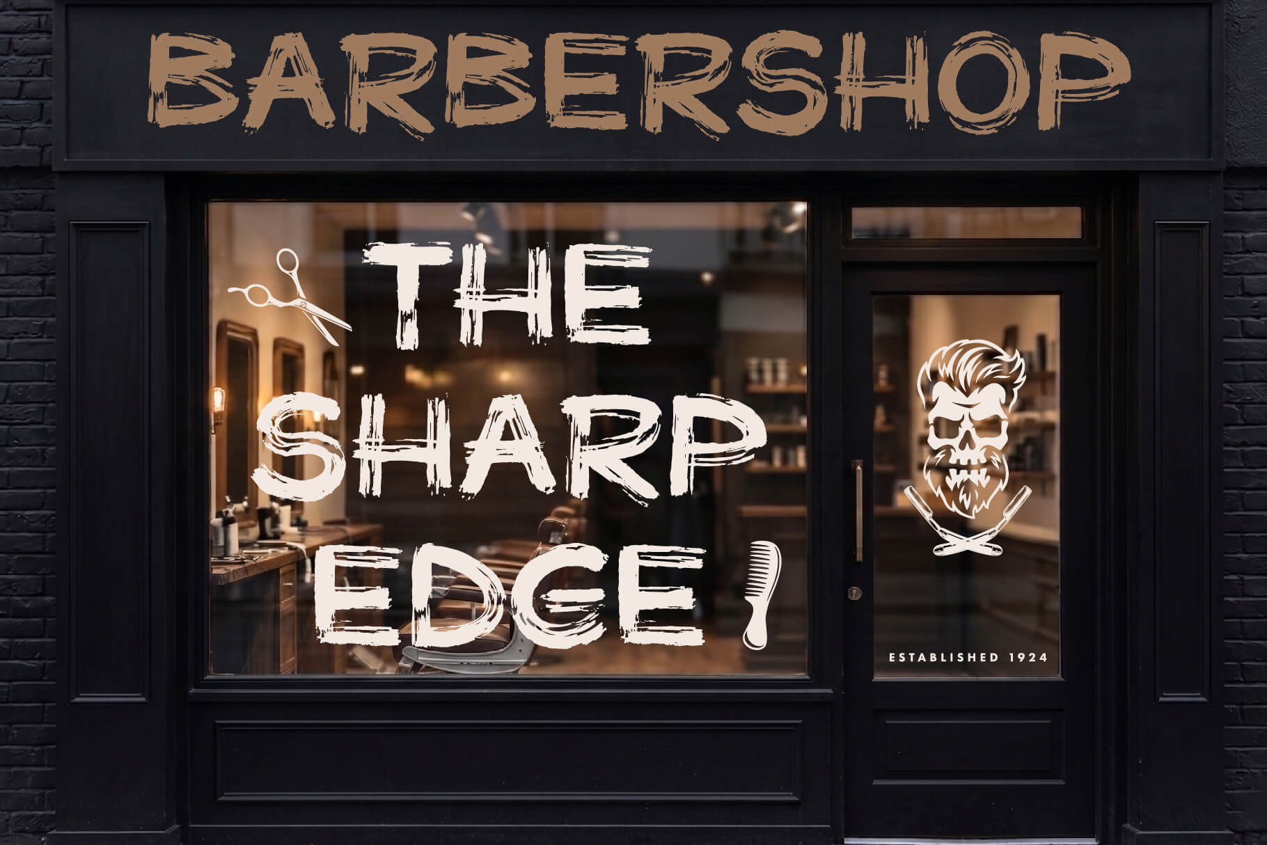 RAZORISED display font – preview 2