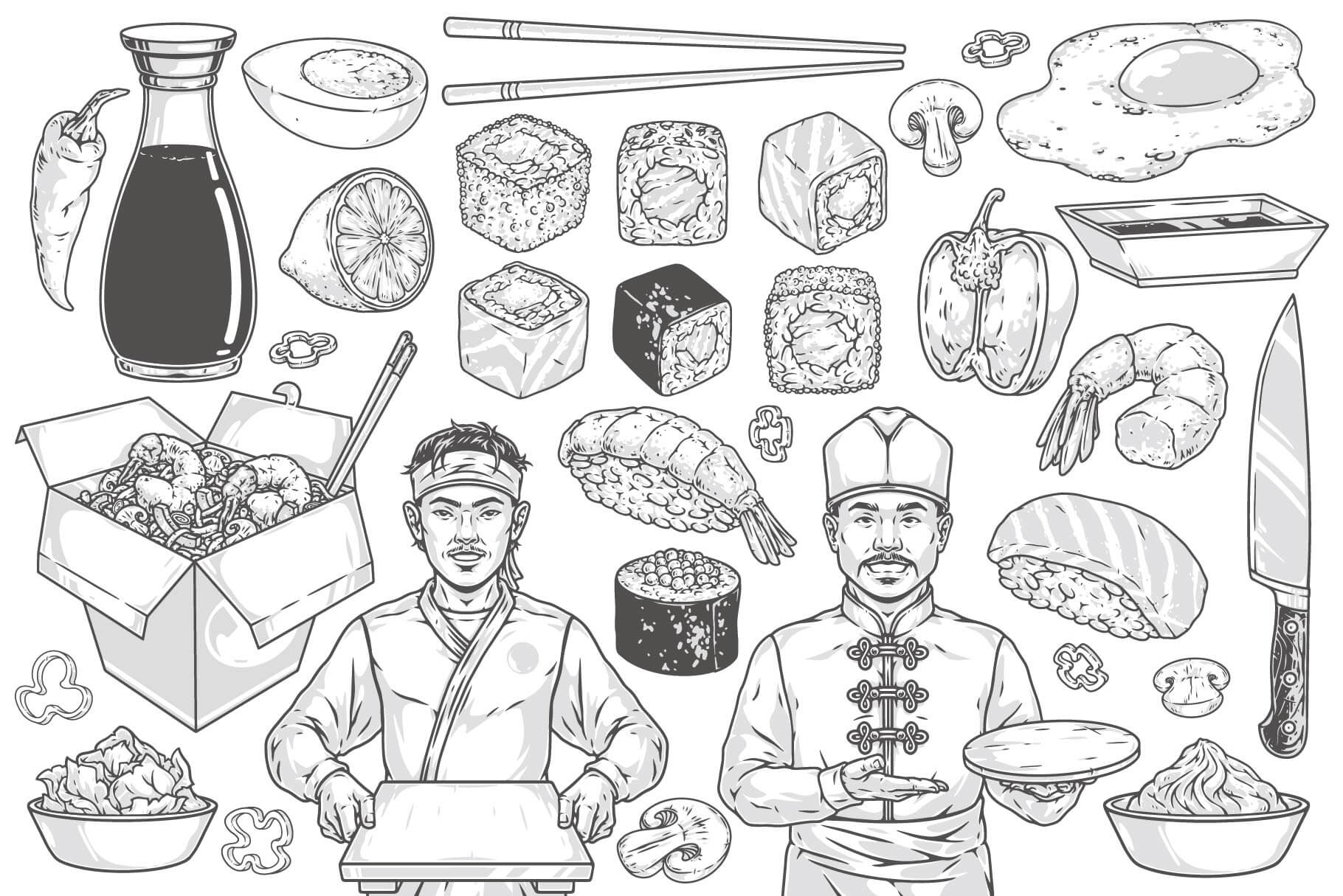 Asian Food Illustrations (53)