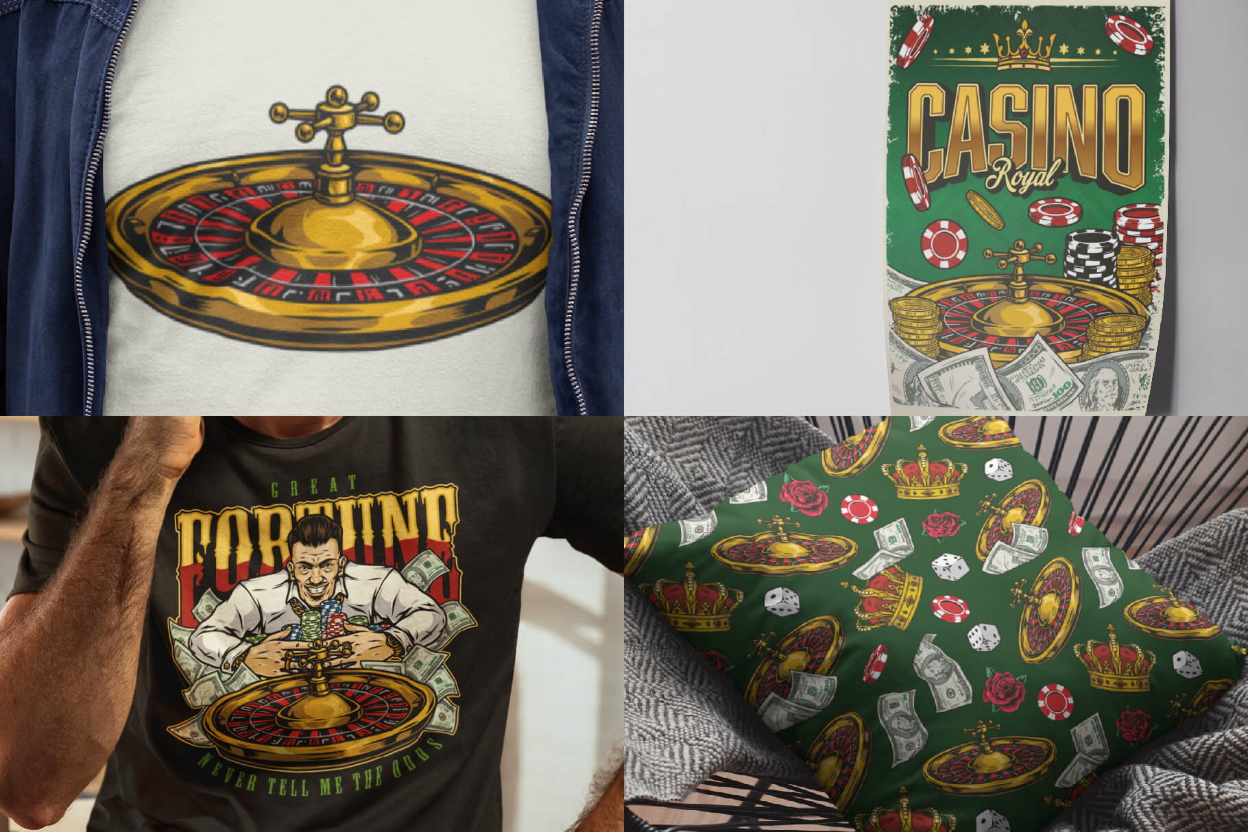 Gambling Illustrations (40)