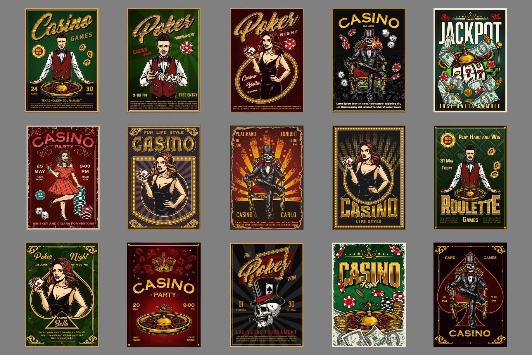 Gambling Posters (50)