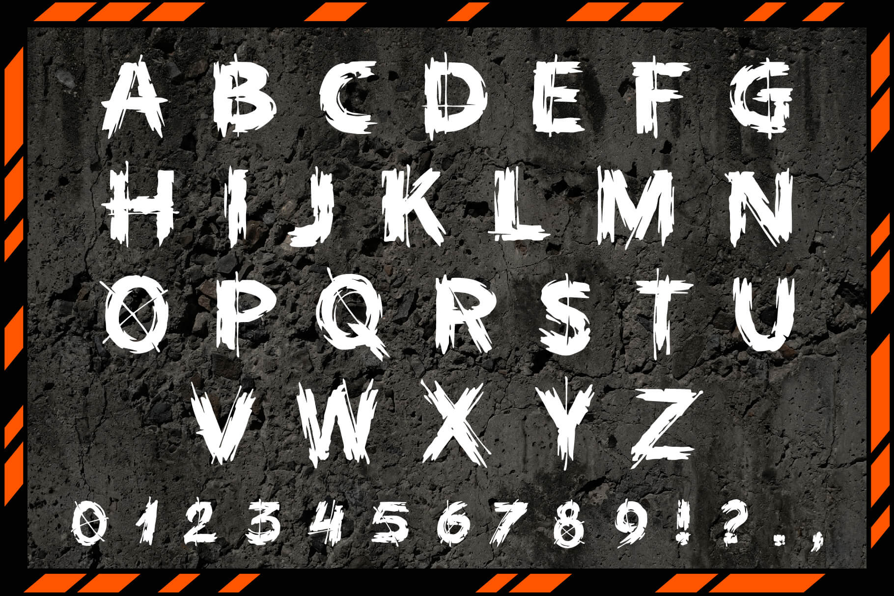 SAVAGER display font – preview 1
