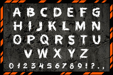 SAVAGER display font – preview 1