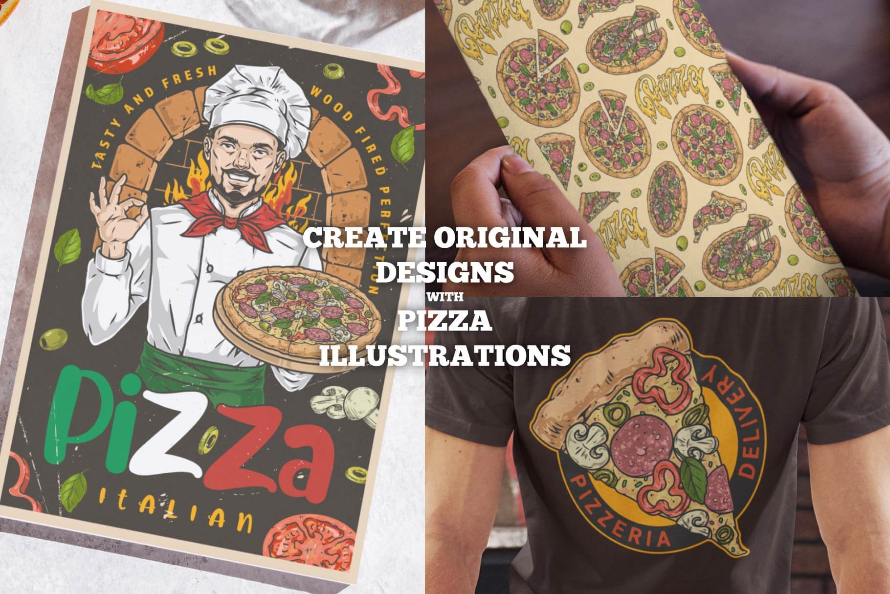 Pizza Illustrations (74)