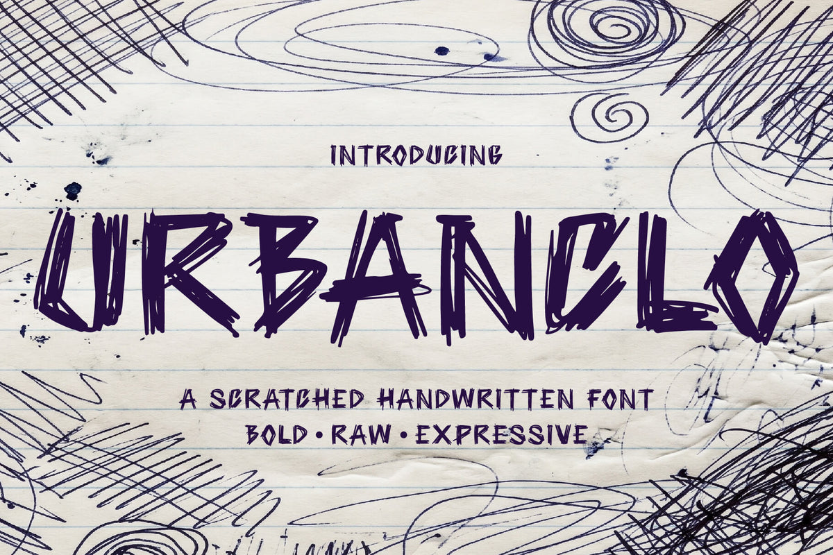 URBANCLO display font – cover