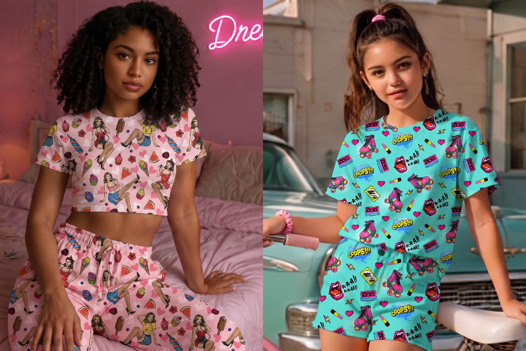 Retro Pin-Up Patterns (21)
