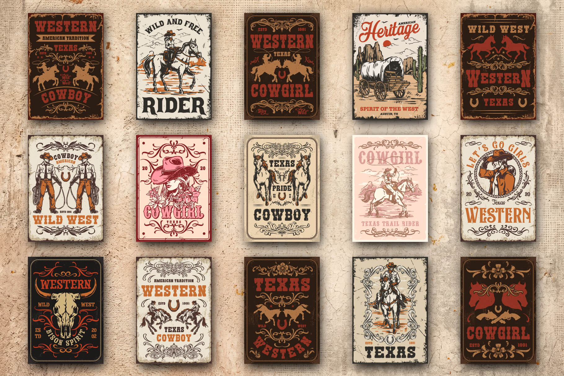 Vintage Western Posters (45)