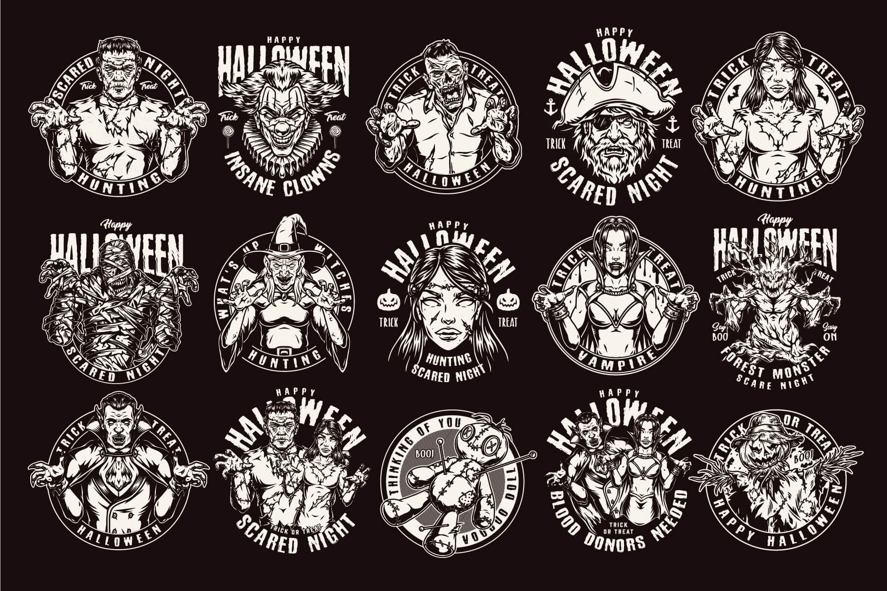 Happy Halloween Design Templates (44)