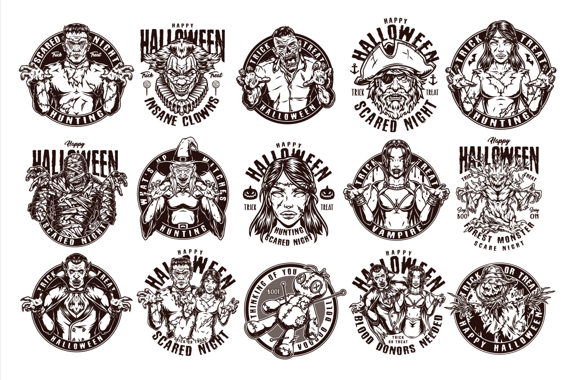 Happy Halloween Design Templates (44)