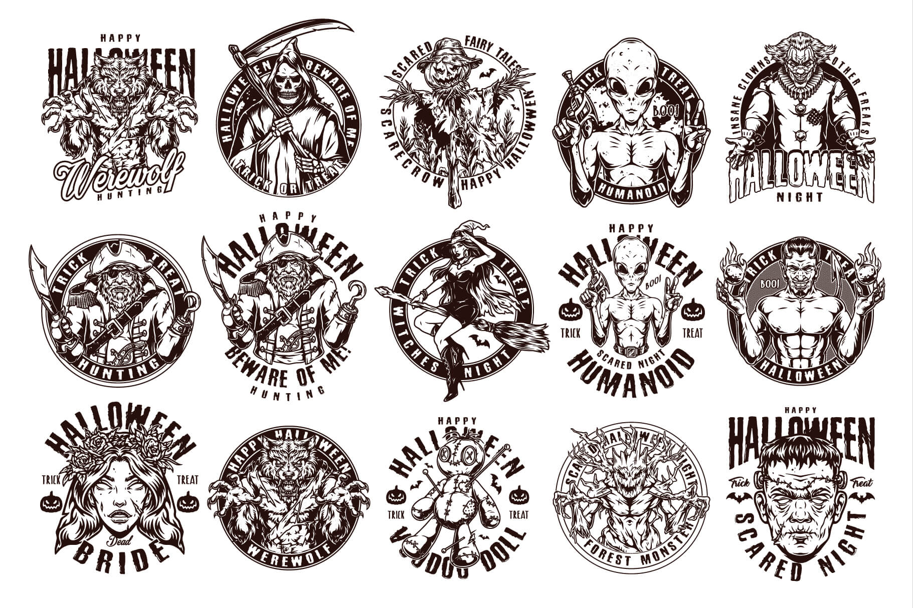 Happy Halloween Design Templates (44)