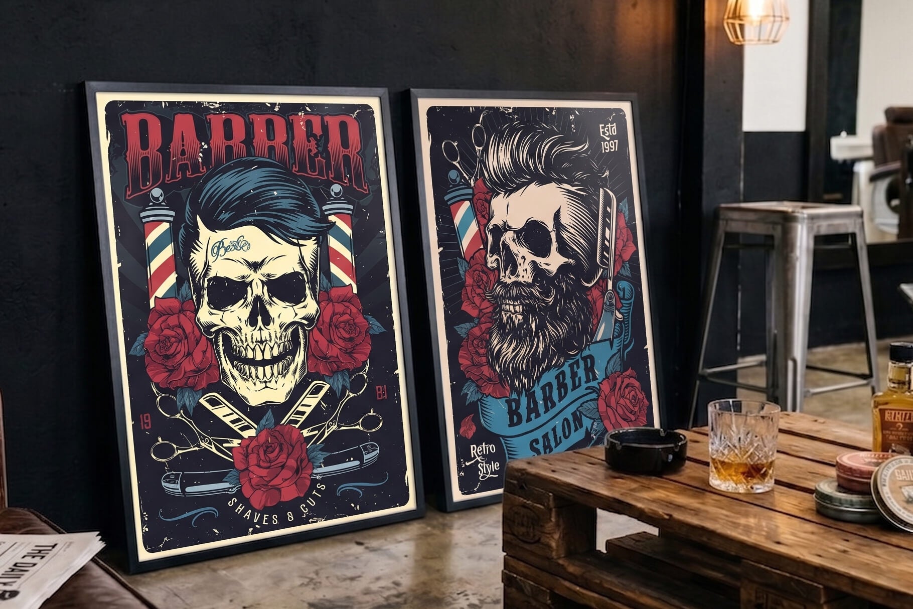 Bold Barbershop posters – preview 9