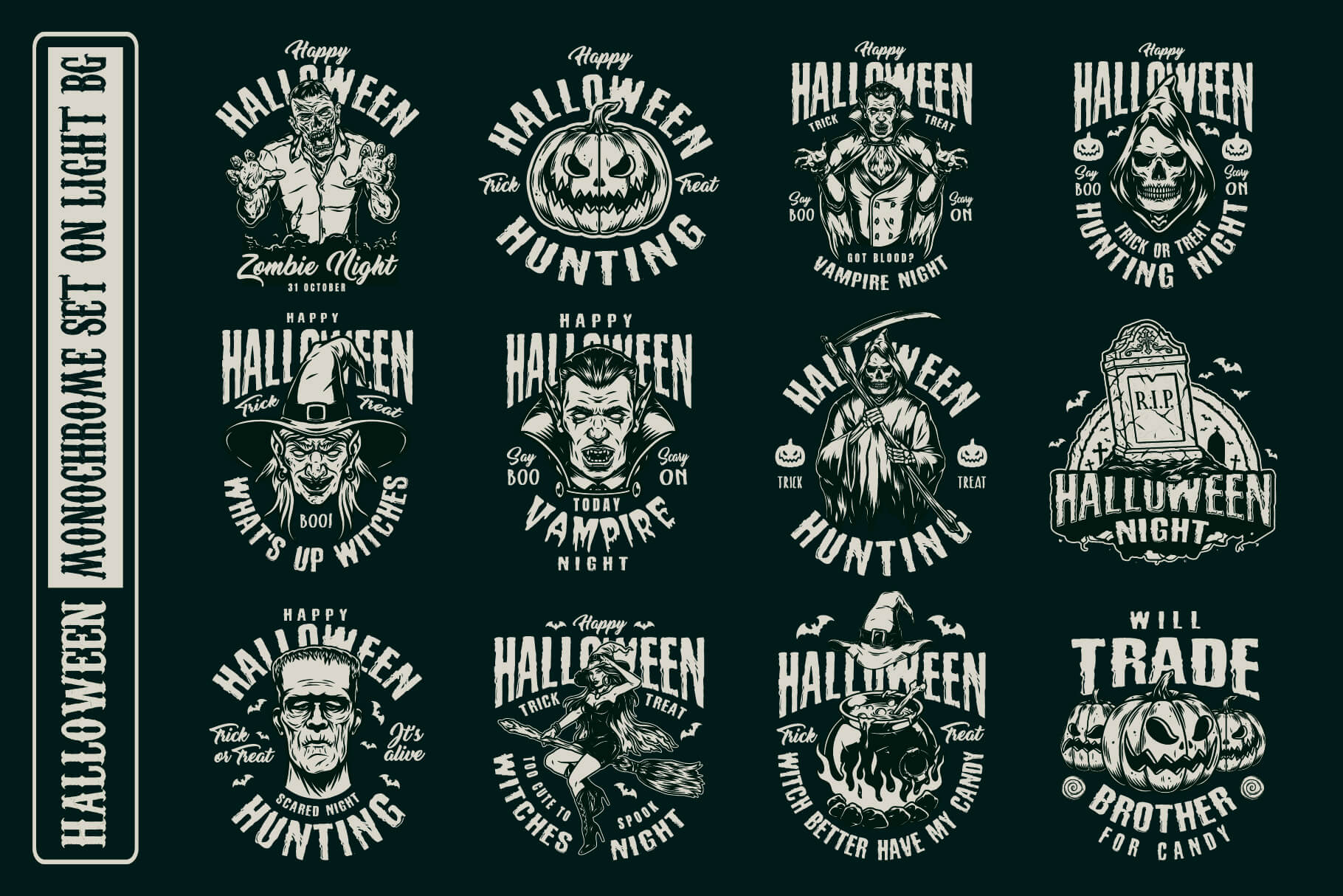 Spooky Halloween Design Templates (21)