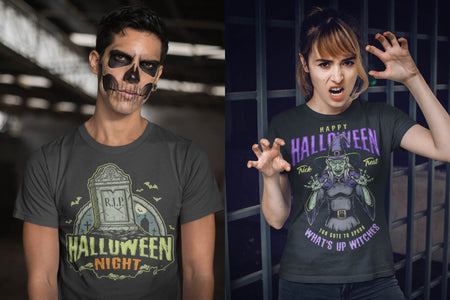 Halloween designs mockups