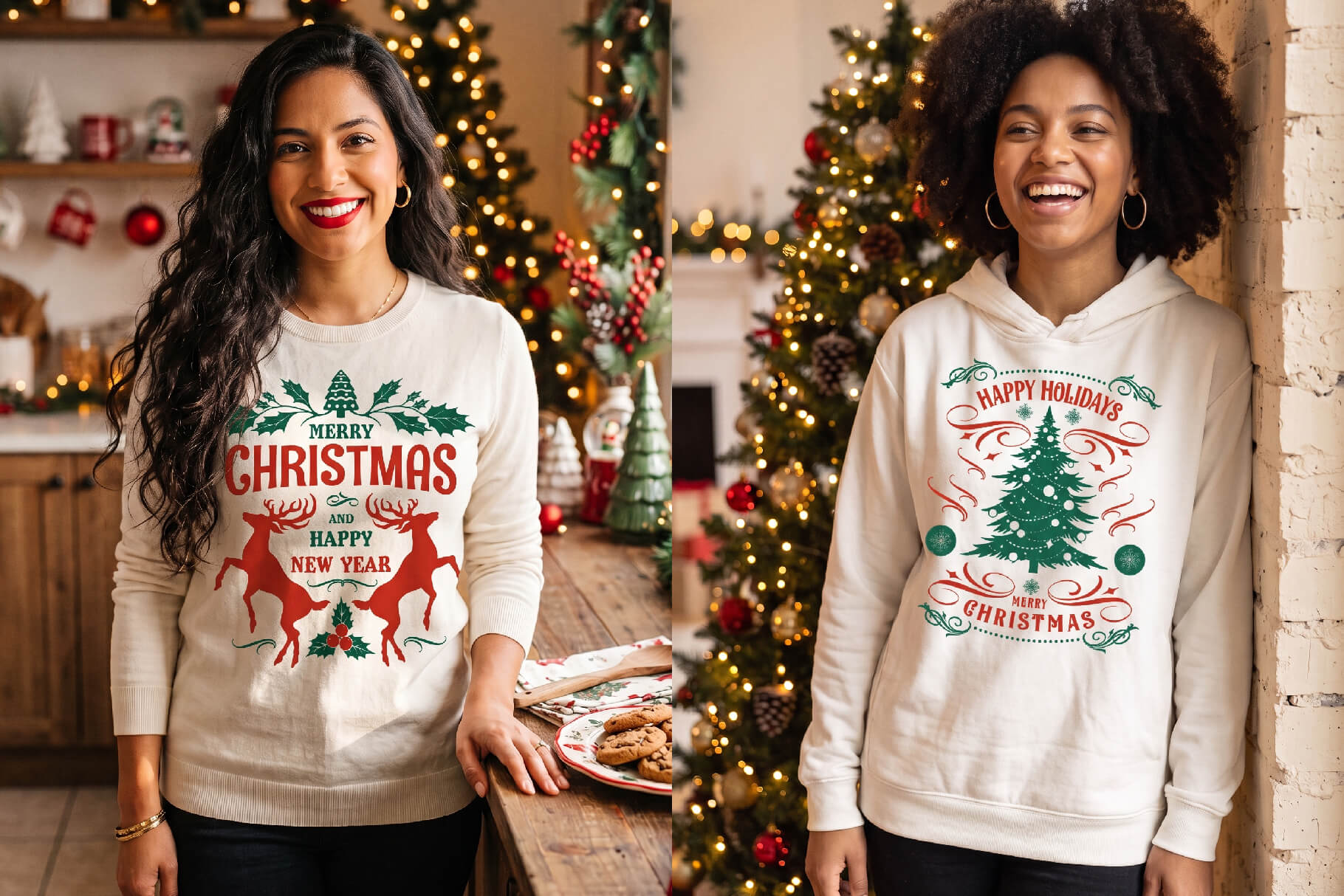 Christmas apparel mockup preview 4