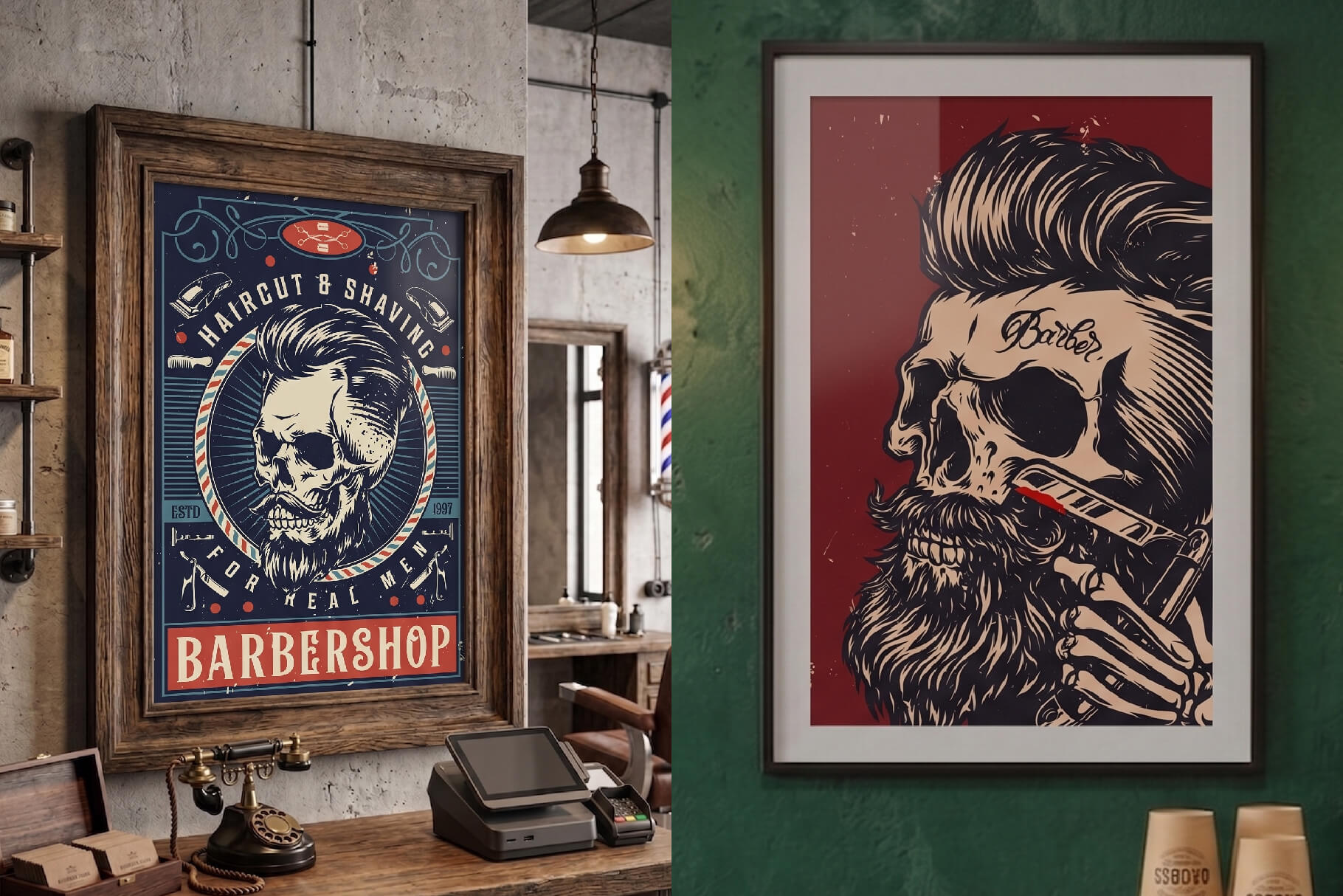 Bold Barbershop posters – preview 7