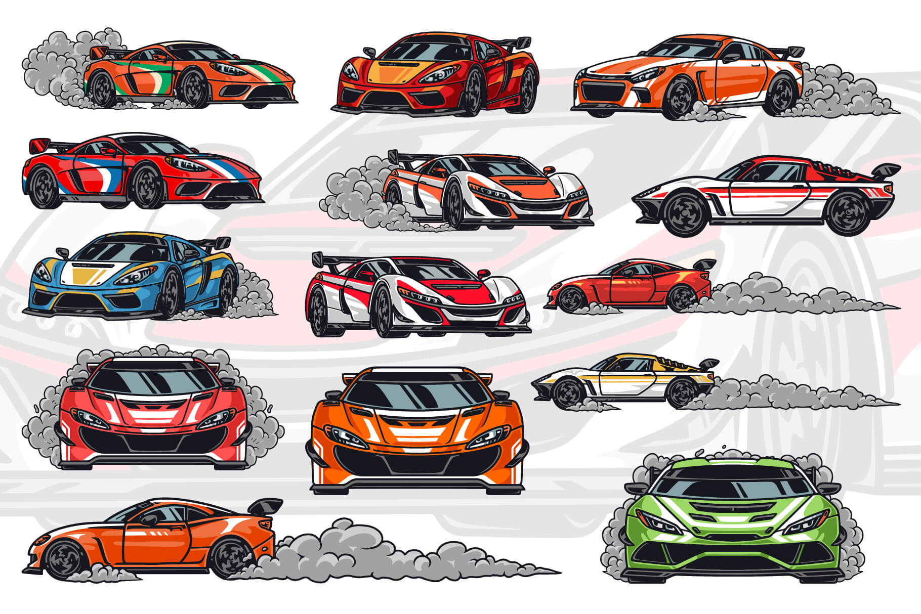 Racing Illustrations (168)