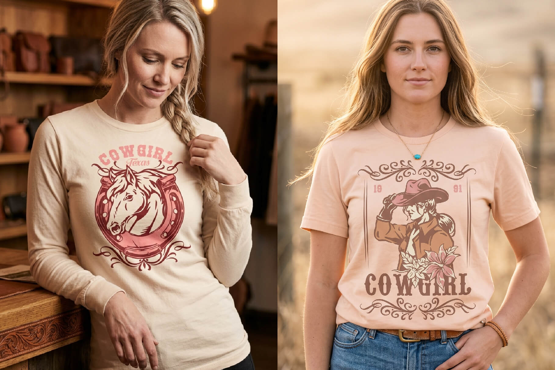 Vintage Cowgirls Design Templates (16)
