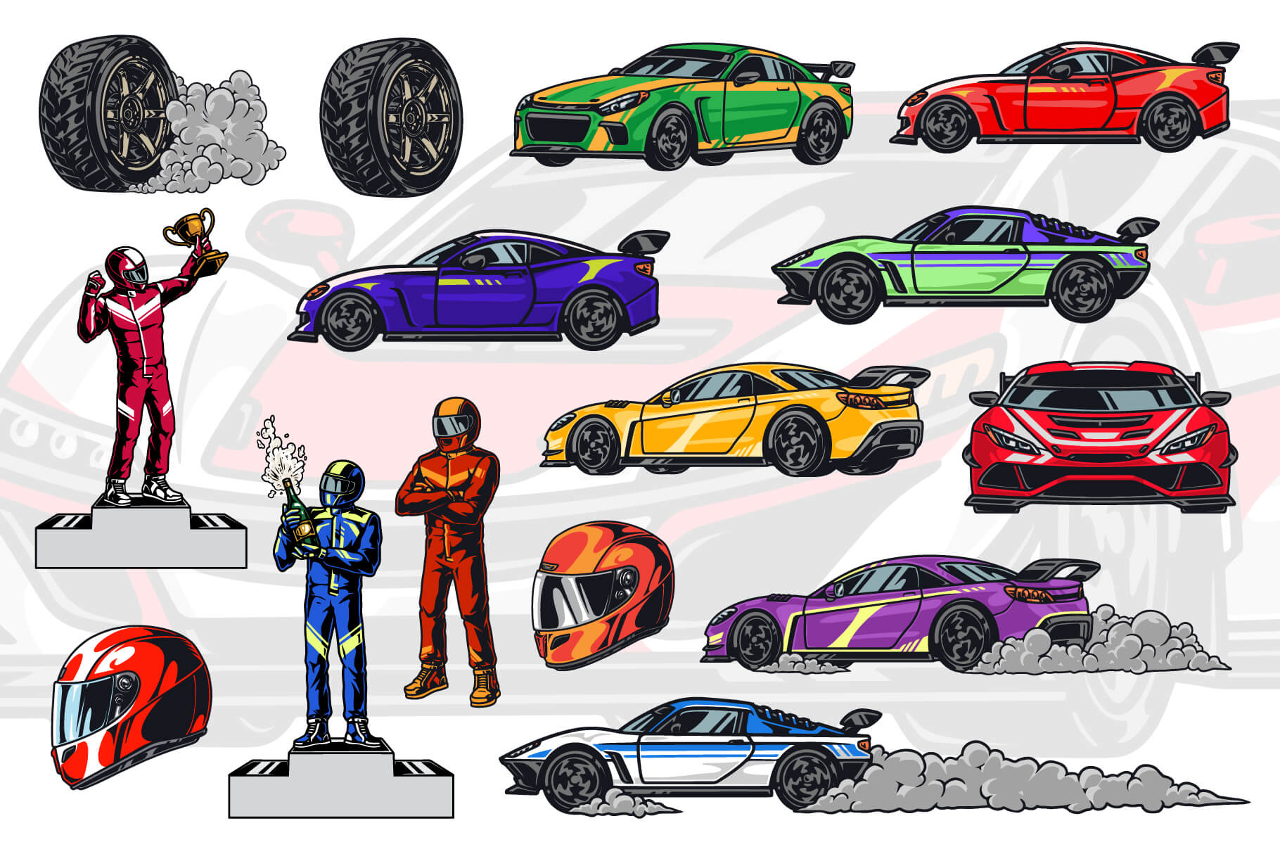 Racing Illustrations (168)