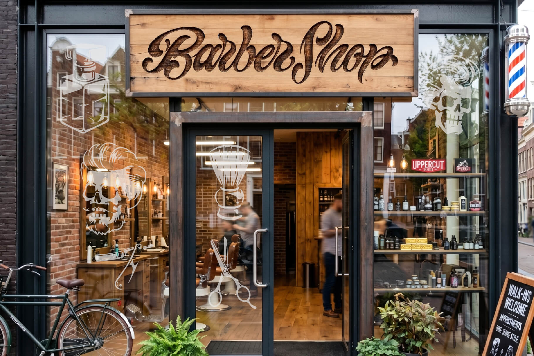 Bold Barbershop illustrations – preview 7