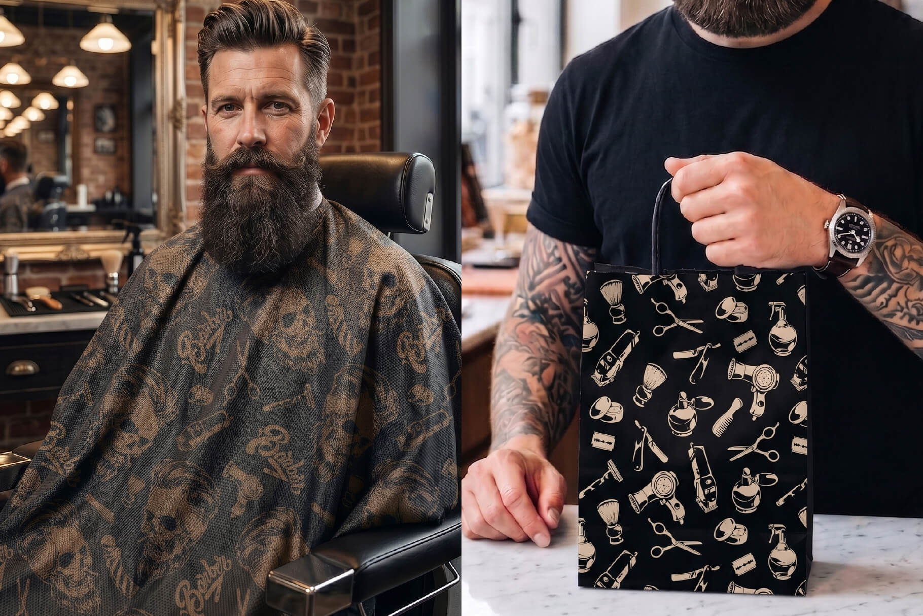 Bold Barbershop illustrations – preview 5