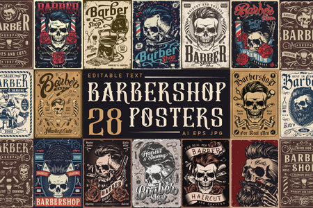 Bold Barbershop posters – cover