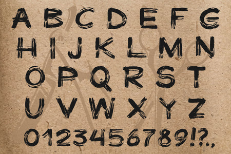 RAZORISED display font – preview 1