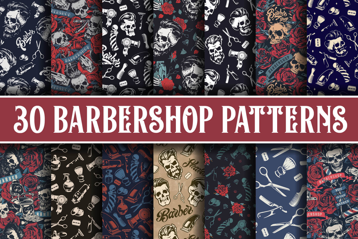 Bold Barbershop patterns – cover