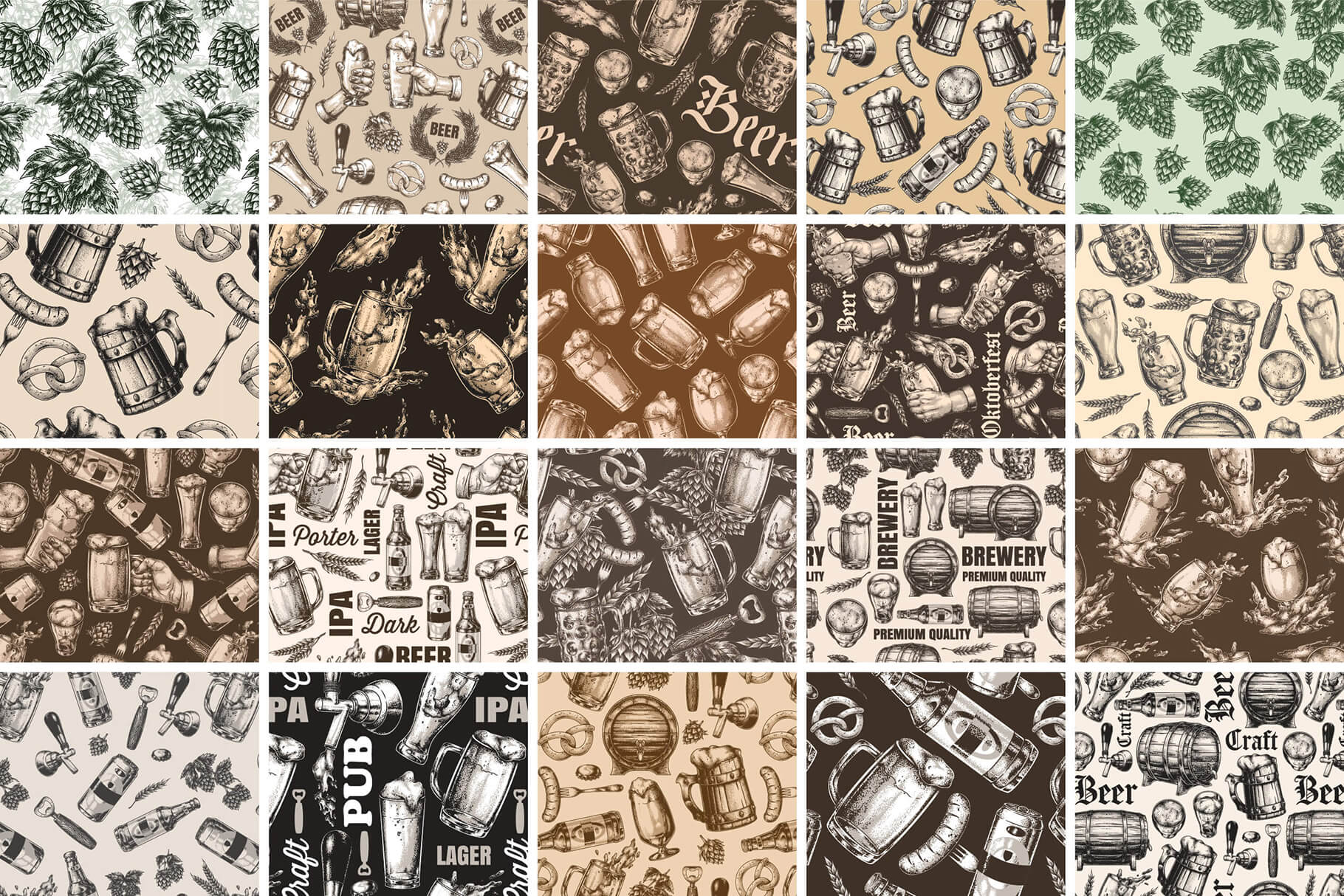 Retro Beer Patterns (80)