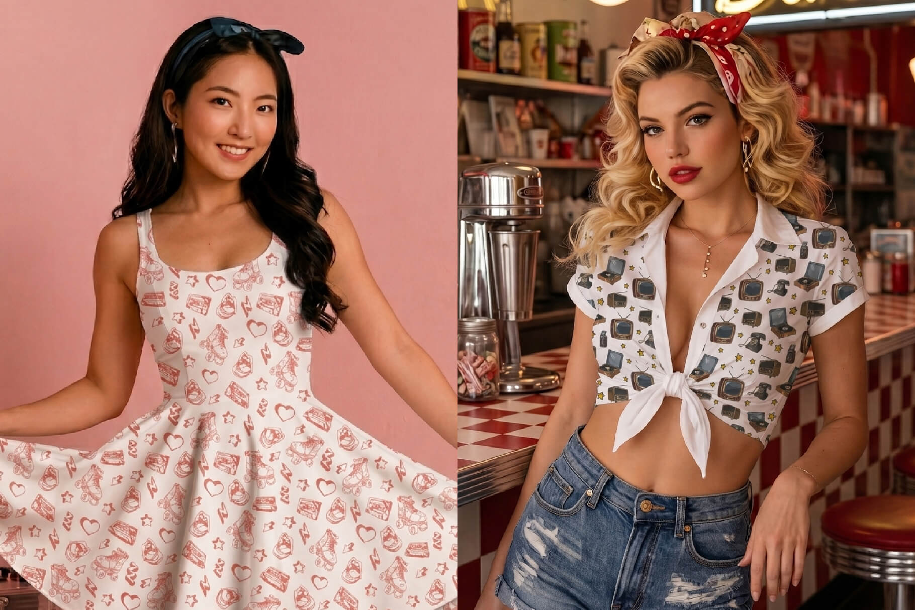 Retro Pin-Up Patterns (21)