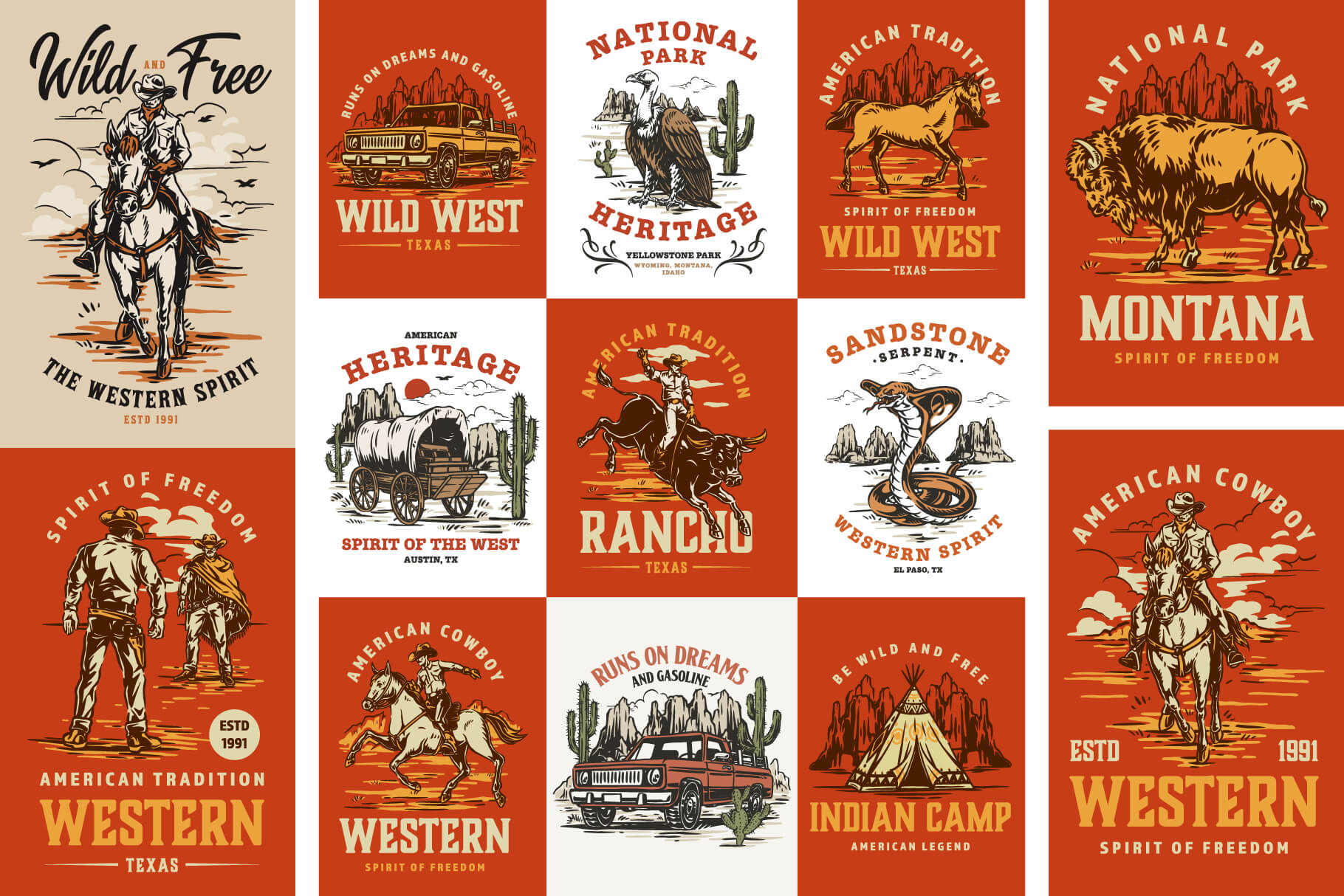 Western badge preview 4