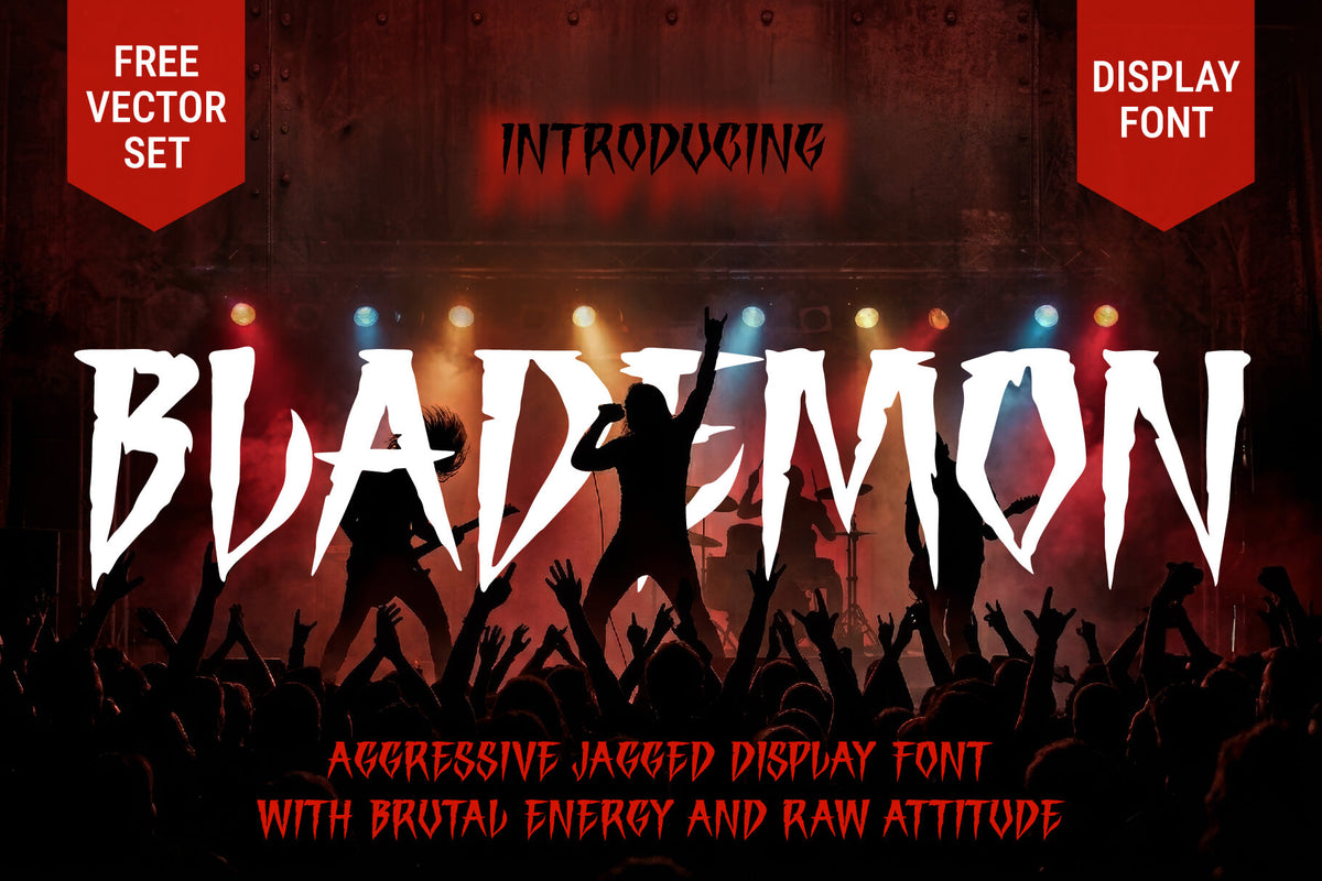 BLADEMON display font – cover