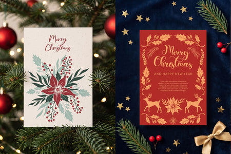 Classic Christmas Postcard Templates preview 8