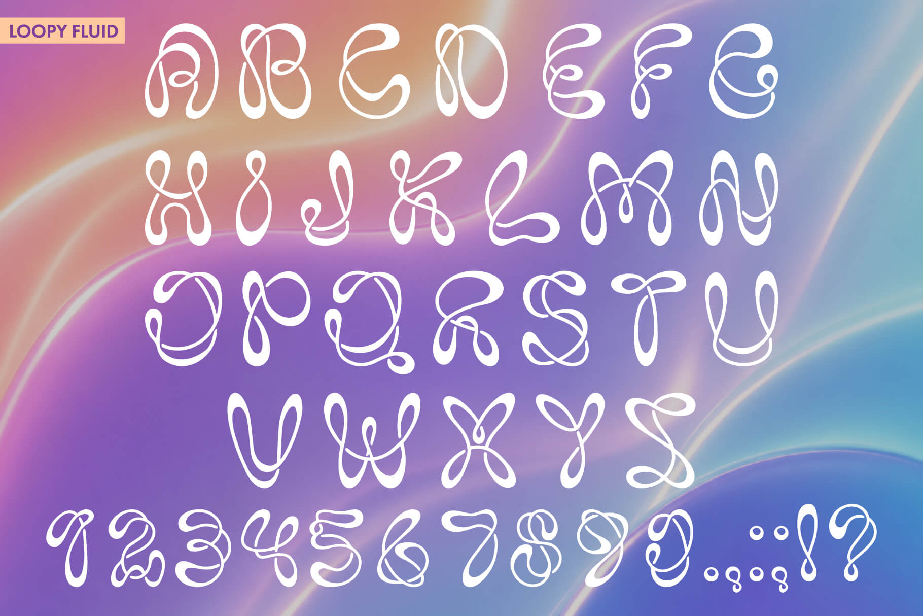 Loop display font – preview 1